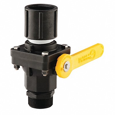 PIG DRM946 Ball Valve Black Yellow H 10.75
