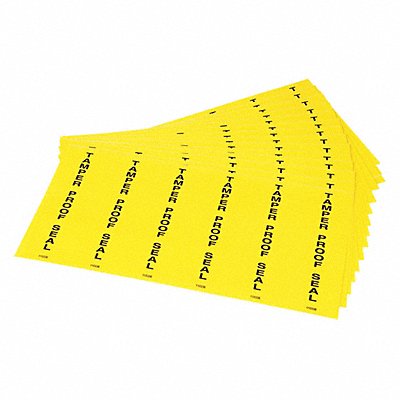 PIG LBL100 Tamperproof Seal Label 2 W 6 L PK102