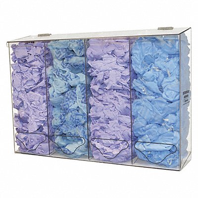 BOWMAN DISPENSERS BK3140111 Bulk Dispenser 4 Compartments Clear
