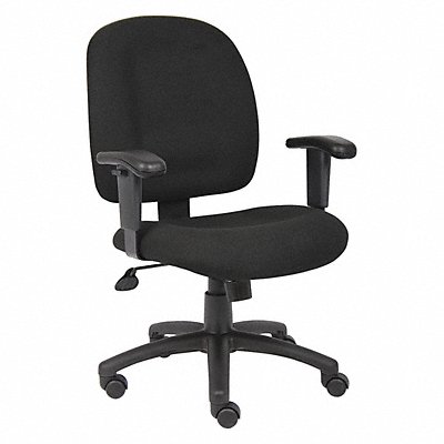 GRAINGER 452R13 Task Chair Ergonomic Fabric Seat
