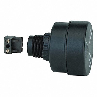 WERMA 10900075 Buzzer 24VAC/DC Black 2-3/64 W IP65