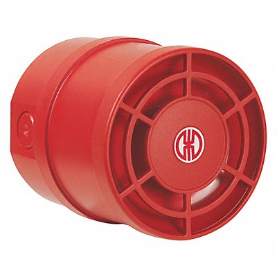WERMA 14015060 Multi-Tone Sounder 115 to 230VAC Red