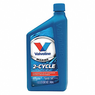 VALVOLINE 822386 2-Cylce Engine Oil 1 qt. Bottle Green