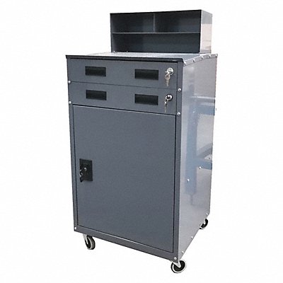 GRAINGER 453J52 Cabinet 48 x23 x20 Grey Mbl