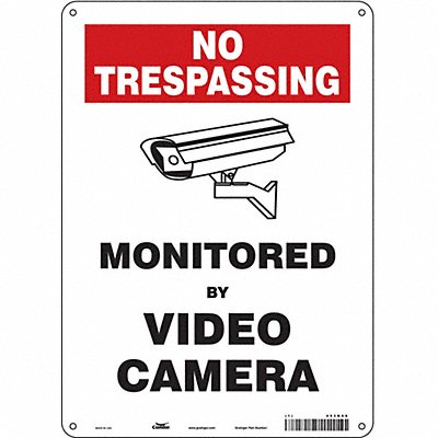 CONDOR 453N68 Safety Sign 14 inx10 in Polyethylene
