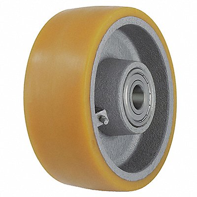 GRAINGER GTH25225KBB075 Caster Wheel 9 13/16 dia 3 960 lb Yellow