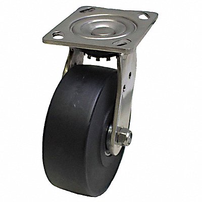 GRAINGER P21SXNMB040K14 Standard Plate Castor Swivel 880 lb.