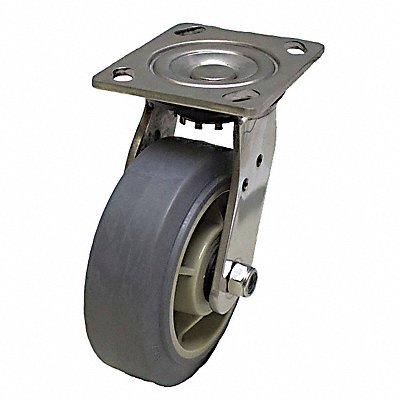 GRAINGER P21SXPRP050D14 Standard Plate Castor Swivel 350 lb.