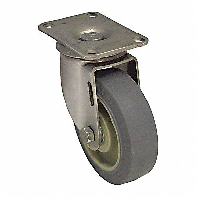 GRAINGER P12SXPRP050K12 Standard Plate Castor Swivel 325 lb.