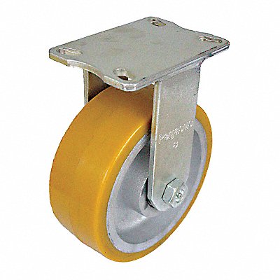 GRAINGER P27RUY100K16 Kingpinless Plate Castor Rigid 3000 lb.