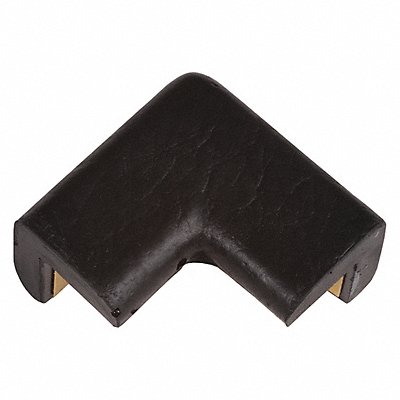 KNUFFI 606785 Corner Guard Rounded Black