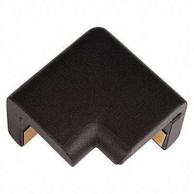 KNUFFI 606786 Corner Guard Rounded Black