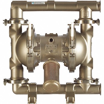 STANDARD PUMP SPFG10SSS Double Diaphram Pump NPT TPV/316Stainless Steel 1/2 41gpm