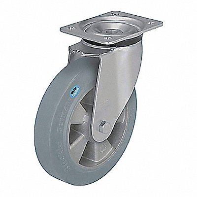 GRAINGER LKALEV125K14SG Standard Plate Castor Swivel 550 lb.