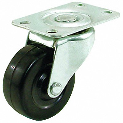 GRAINGER P5SR030GP Standard Plate Castor Swivel 120 lb.
