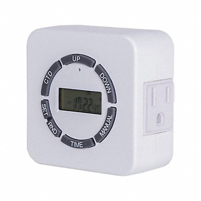 TORK 455E Plug-In-Timer Switch White 15 A