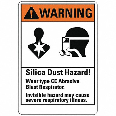 LYLE LCU60174ED7x10 Warning Sign 10in x 7in Non-PVC Polymer