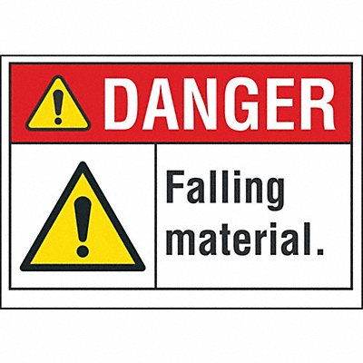 LYLE LCU40072ED10x7 Danger Sign 7 inx10 in Non-PVC Polymer