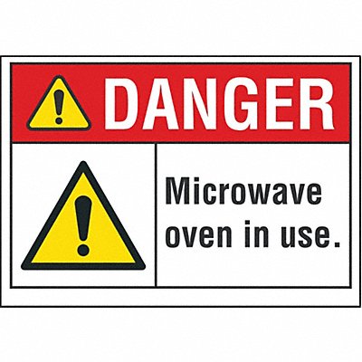LYLE LCU40077ED10x7 Danger Sign 7 in x 10 in Non-PVC Polymer