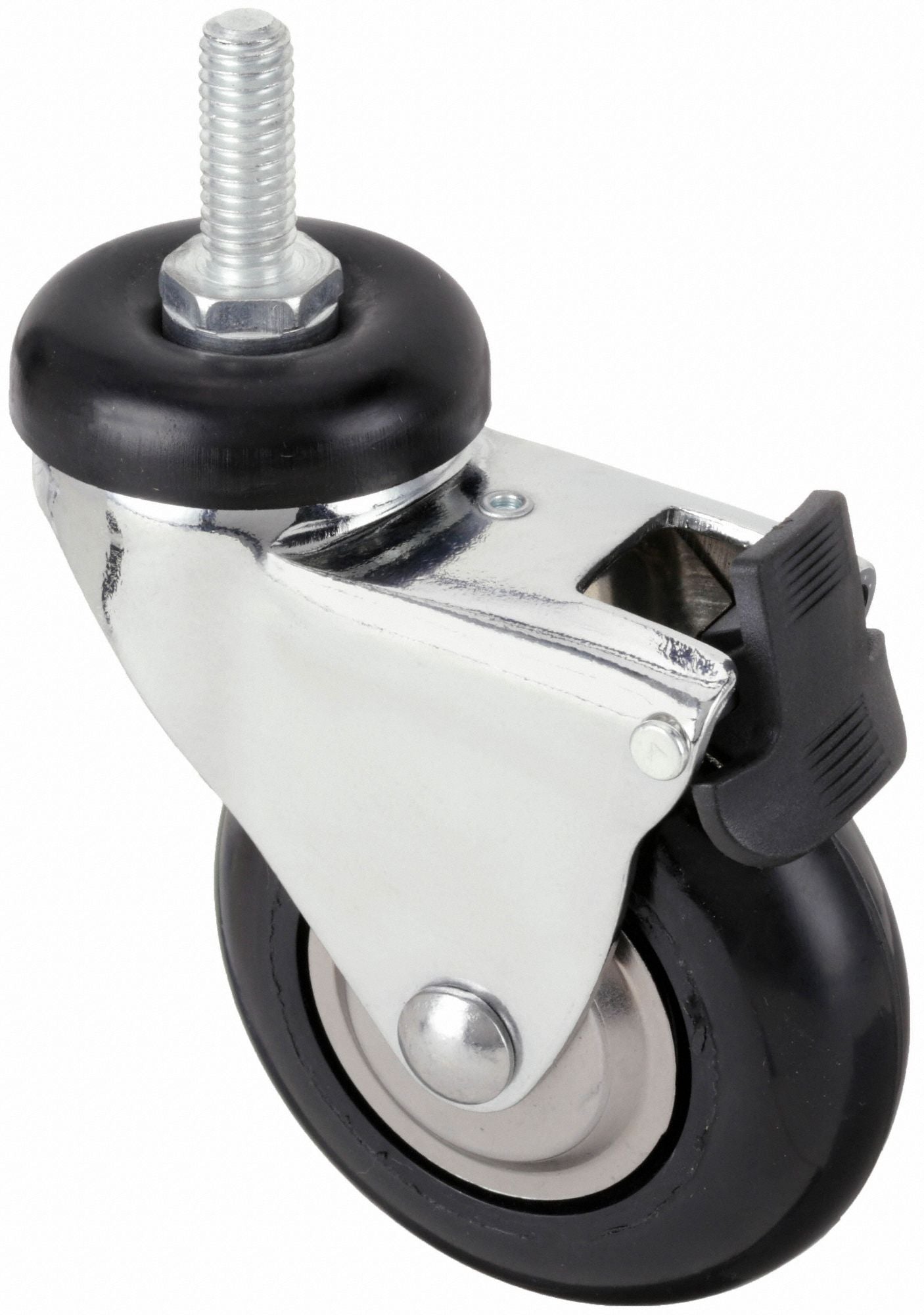 GRAINGER P7SSRP030KST3TB Single-Wheel Threaded Stem Castor 3
