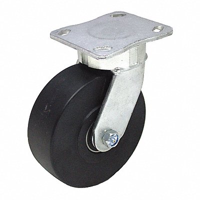 GRAINGER P25SNM080K14 Kingpinless Plate Castor Swivel 1750 lb.