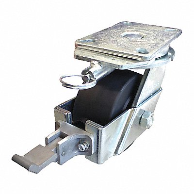 GRAINGER P29SNMB060K18WKDL Standard Plate Castor Swivel 3500 lb.