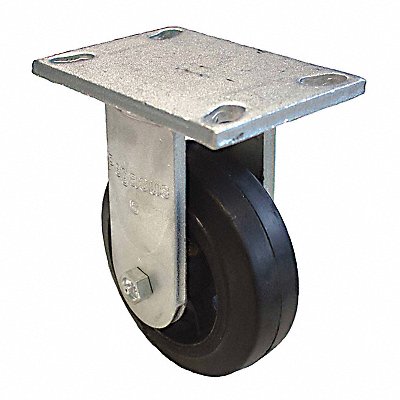 GRAINGER P21RRY060R16 Standard Plate Castor Rigid 410 lb.