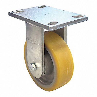 GRAINGER P27RGTH252K18 Kingpinless Plate Castor Rigid 3950 lb.