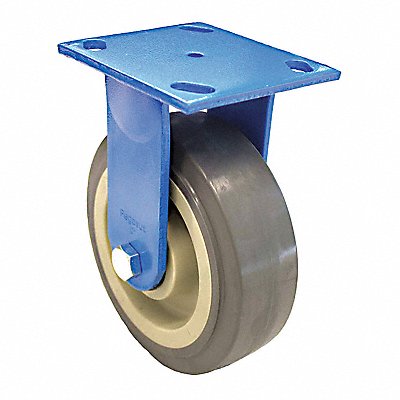GRAINGER P21RUP040D14BC Standard Plate Castor Rigid 600 lb.