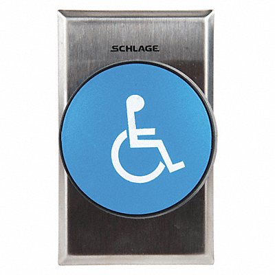 SCHLAGE ELECTRONICS 625BLH Push to Exit Button Momentary Switch