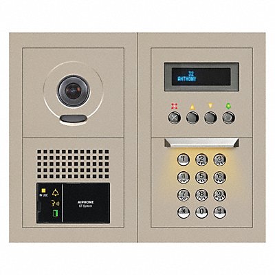 AIPHONE GTVDES202B Video Entry System 10-5/8 W x 8-55/64 H
