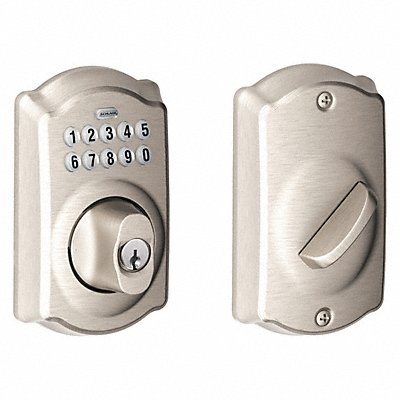SCHLAGE RESIDENTIAL BE365CAM619 Push Button Lockset Deadbolt Handle