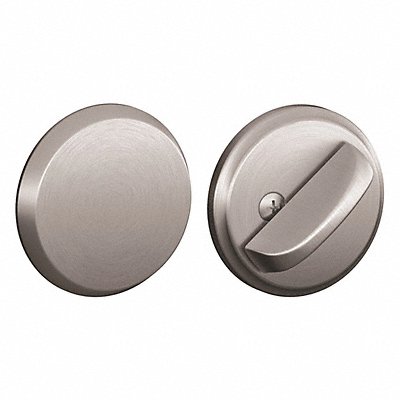 SCHLAGE RESIDENTIAL B81N626 One-Sided Deadbolt Bright Chrome Finish