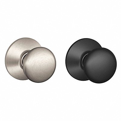 SCHLAGE RESIDENTIAL F10PLY622X619 Knob Lockset Satin Nickel Passage Gr 2
