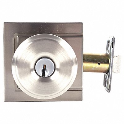 SCHLAGE RESIDENTIAL F51ABWE619ULD Knob Lockset Satin Nickel Entrance Gr 2