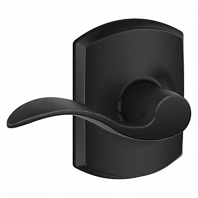 SCHLAGE RESIDENTIAL F10ACC622GRW Lever Lockset Black Powder Coat Passage