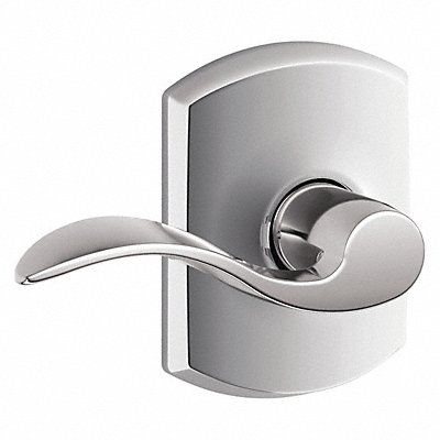 SCHLAGE RESIDENTIAL F10ACC625GRW Door Lever Lockset Bright Chrome Passage