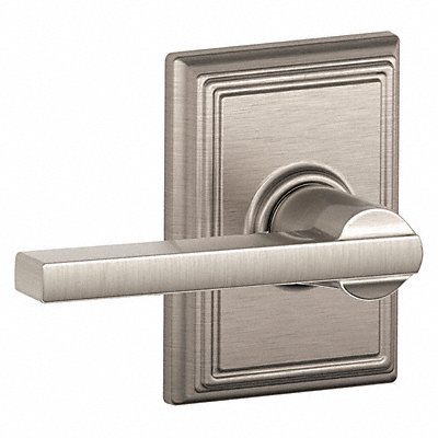 SCHLAGE RESIDENTIAL F10LAT619ADD Door Lever Lockset Satin Nickel Passage