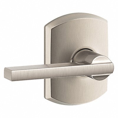 SCHLAGE RESIDENTIAL F10LAT619GRW Door Lever Lockset Satin Nickel Passage