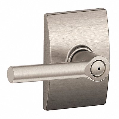 SCHLAGE RESIDENTIAL F40BRW619CEN Door Lever Lockset Satin Nickel Privacy