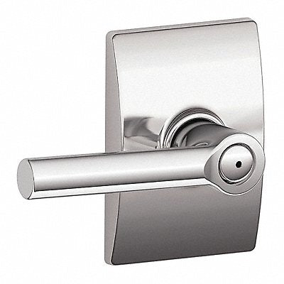 SCHLAGE RESIDENTIAL F40BRW625CEN Door Lever Lockset Bright Chrome Privacy