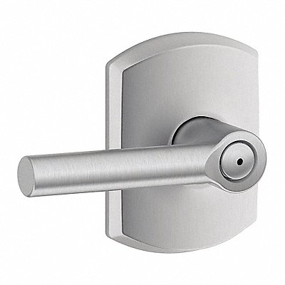 SCHLAGE RESIDENTIAL F40BRW626GRW Door Lever Lockset Satin Chrome Privacy
