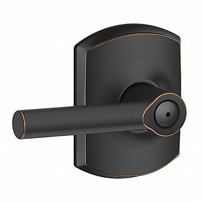 SCHLAGE RESIDENTIAL F40BRW716CEN Lever Lockset Antique Bronze Privacy