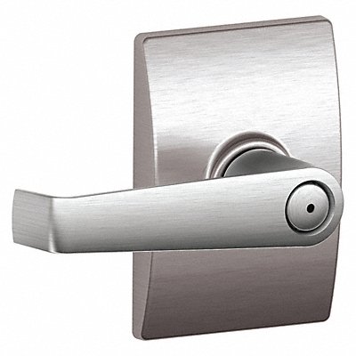 SCHLAGE RESIDENTIAL F40ELA626CEN Door Lever Lockset Satin Chrome Privacy