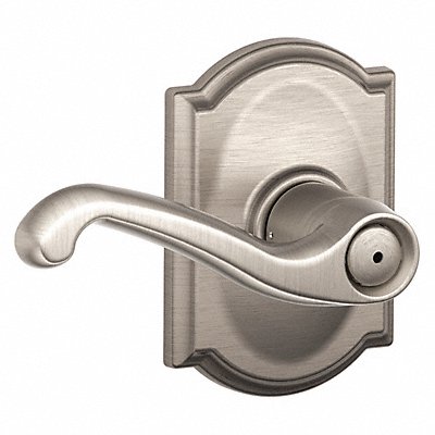 SCHLAGE RESIDENTIAL F40FLA619CAM Door Lever Lockset Satin Nickel Privacy