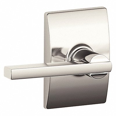 SCHLAGE RESIDENTIAL F40LAT618CEN Door Lever Lockset Bright Nickel Privacy