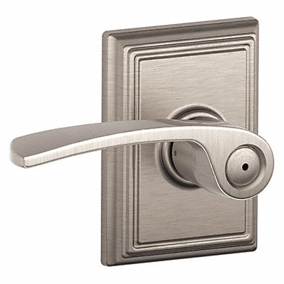 SCHLAGE RESIDENTIAL F40MER619ADD Door Lever Lockset Satin Nickel Privacy