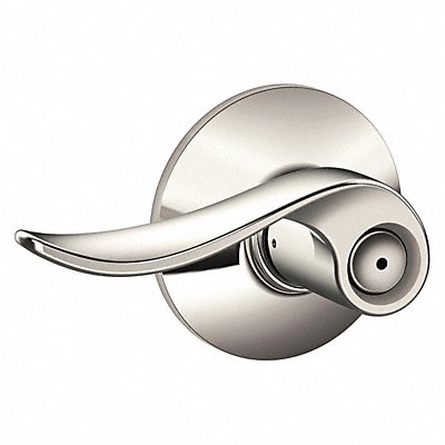 SCHLAGE RESIDENTIAL F40SAC618 Door Lever Lockset Bright Nickel Privacy