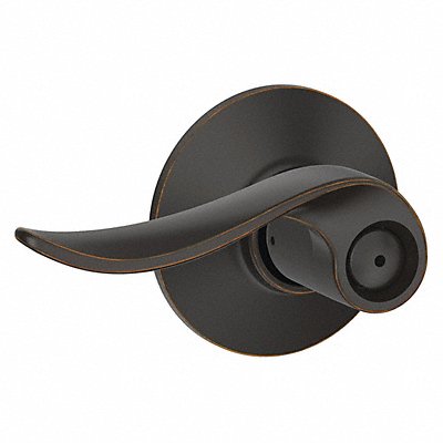 SCHLAGE RESIDENTIAL F40SAC716 Lever Lockset Antique Bronze Privacy