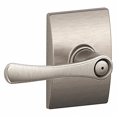 SCHLAGE RESIDENTIAL F40VLA619CEN Door Lever Lockset Satin Nickel Privacy